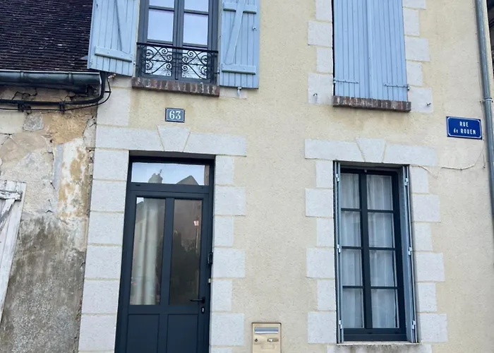 La Persienne Bleue - Coeur Historique De Au Perche Ferienhaus